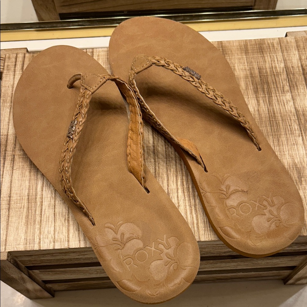 Roxy Women's Brown Braided Sandals